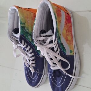 Vans Crayola X SK8-HI Mashup Melt Collab Sneakers Size 7 Mens, 8.5 Womens